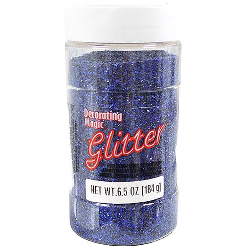 Wholesale Blue Glitter Shaker Bottle 8 oz