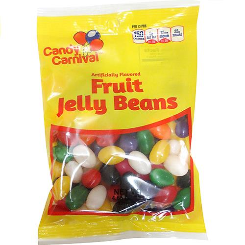 Wholesale Candy Carnival Fruit Jelly Beans - peggable bags