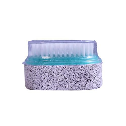 Wholesale 2.5'' OVAL PUMICE STONE & BRUSH TEAL -P754
