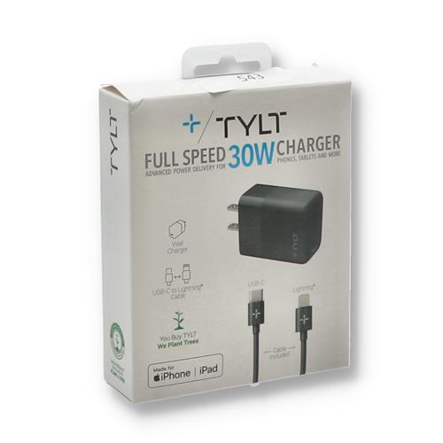 Wholesale zFULL SPEED WALL CHARGER 30W w/USB-C TO LIGHTNING CABLE