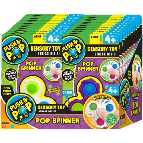 Wholesale Push & Pop Spinner Sensory Toy Display