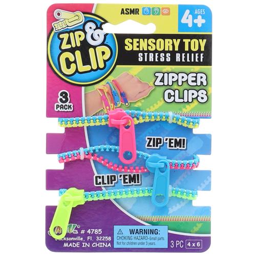 Wholesale Zip & Clip Zipper Clips 3 Pk