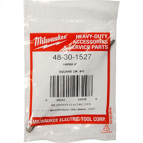 Wholesale Milwaukee 140mm #2 Square Insert Bit