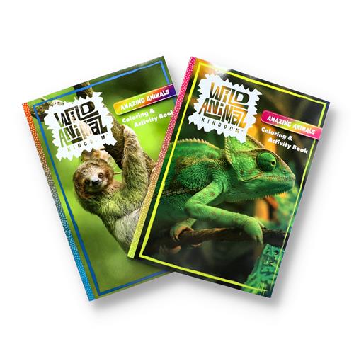 Wholesale WILD ANIMAL KINGDOM COLORING & ACTIVITY BOOK 2 TITLES