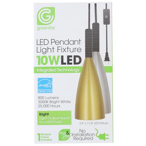 Wholesale LED PENDANT LIGHT FIXTURE 10W 3.9x11.8''