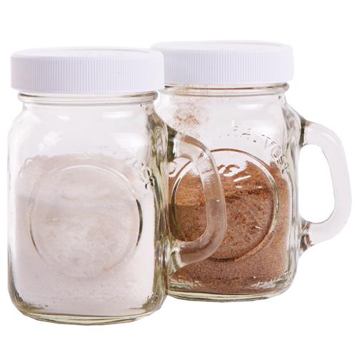 Wholesale Golden Harvest Salt & Pepper Shakers with White Ca