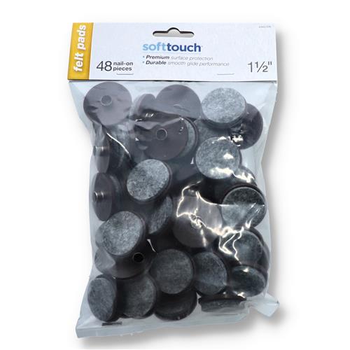 Wholesale NAIL ON FELT BROWN 1-1/2IN (48 PCS)