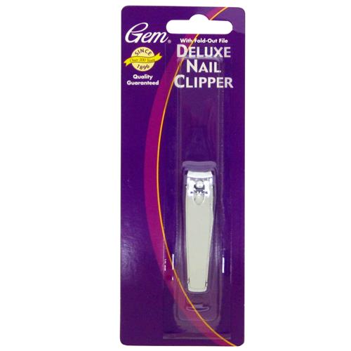 Wholesale GEM Deluxe Nail Clipper with File