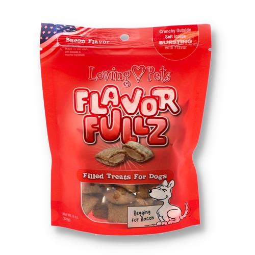 Wholesale 6oz FLAVORFUL DOG TREATS BACON FLAVORED