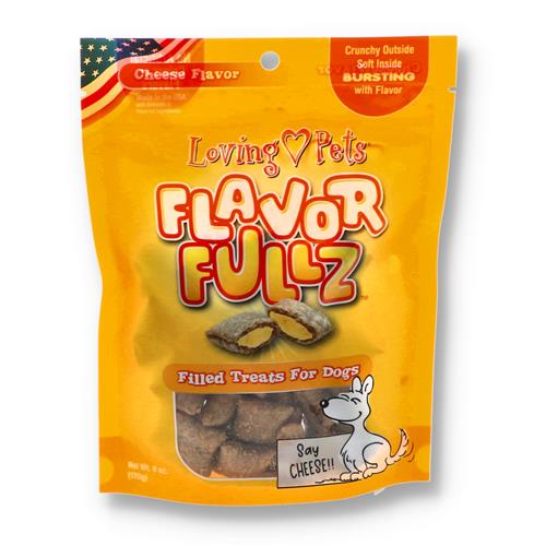 Wholesale 6oz FLAVORFUL DOG TREATS CHEESE FLAVORED FLAVORED