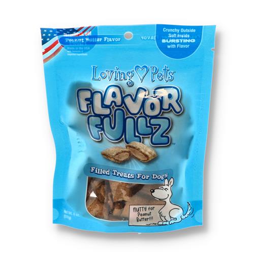 Wholesale 6oz FLAVORFUL DOG TREATS PEANUT BUTTER FLAVORED