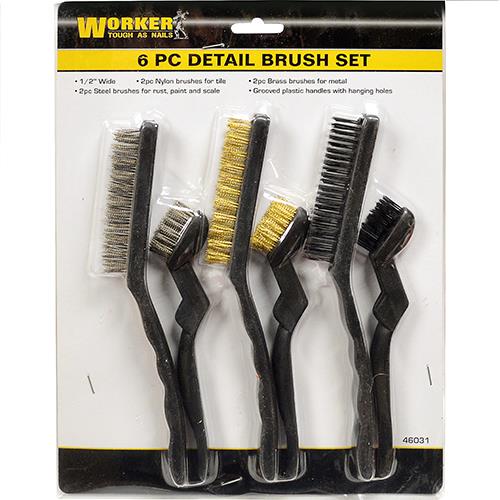 Wholesale *6 Piece Detail Brush Set GLW