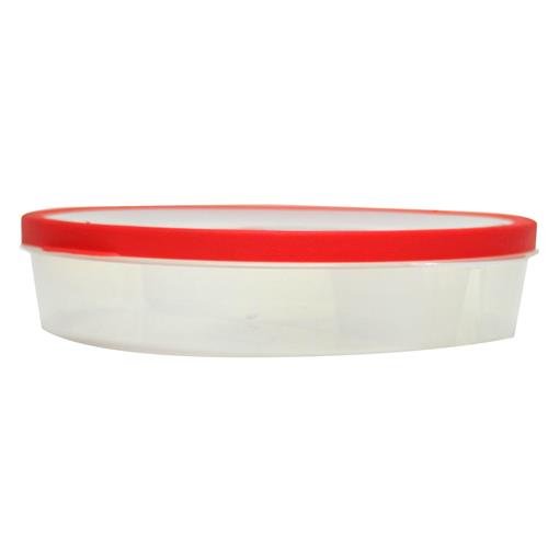 Wholesale Oval Food Storage Container w/ Rubber Trim Lid 62o