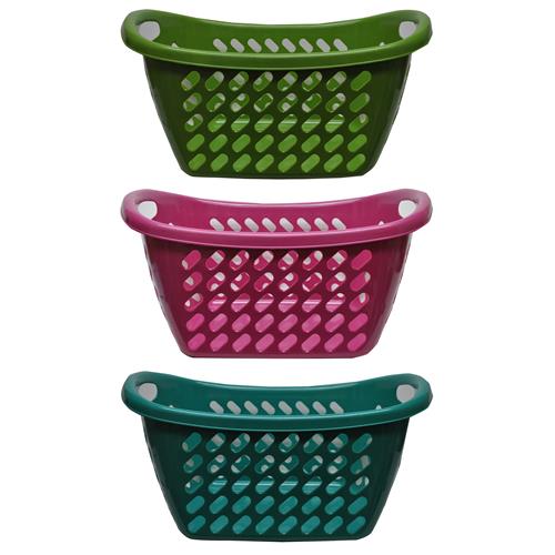 Wholesale Large Rectangle Laundry Basket 17.5""""x25""""x10"""" As