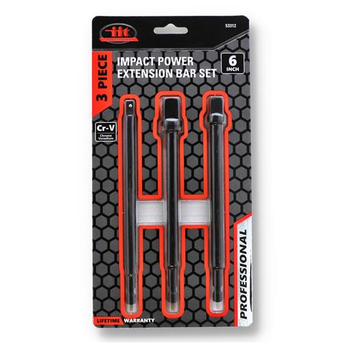 Wholesale 3PC 6'' IMPACT POWER EXTENSION BAR SET