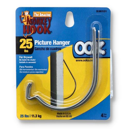 Wholesale OOK 4PC 25LB MONKEY HOOK PICTURE HANGER