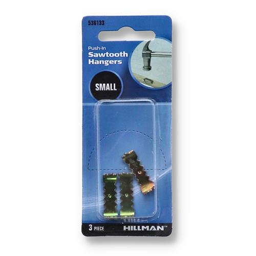 Wholesale HILLMAN 3PK SMALL PUSH-IN SAWTOOTH HANGERS