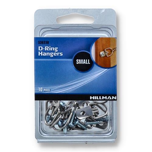 Wholesale HILLMAN 10PC SMALL D-RING HANGERS