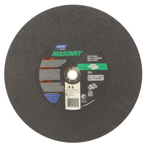 Wholesale NORTON 14'' MASONRY CUT-OFF WHEEL 20MM ARBOR