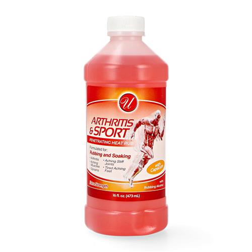 Wholesale U 16oz ARTHRITIS & SPORT PENETRATING HEAT RUB