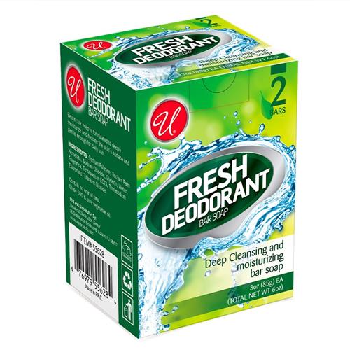 Wholesale 2PK 3OZ FRESH DEODORANT  BAR SOAP