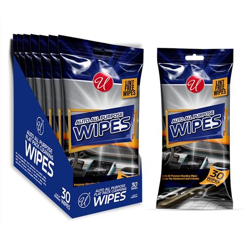 Wholesale 30ct AUTO ALL PURPOSE CLEANING WIPES