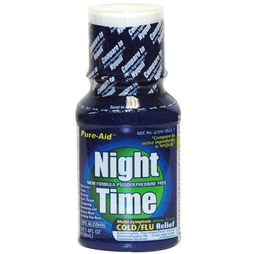 Wholesale Pure-Aid NightTime Multi-Symptom Cold/Flu (Nyquil)