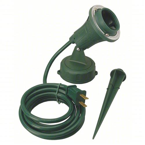 Wholesale FLOODLTE  HLDR  18/2 6' CORD GREEN