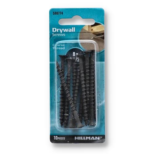 Wholesale HILLMAN 10PK CORASE DRYWALL SCREWS #8x2-1/2''