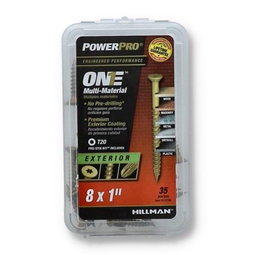 Wholesale POWER PRO 35CT #8x1'' T20 MULTI-MATERIAL SCREW