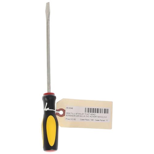 Wholesale STANLEY 4'x1/4'' SLOTTED SCREWDRIVER (NO ADVERTISING-NO AMAZON-INTERNET)