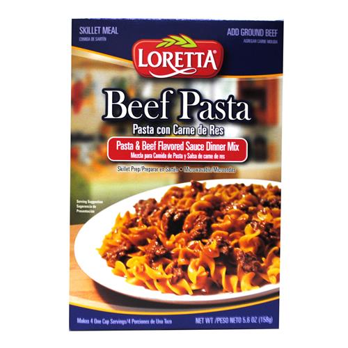 Wholesale Loretta Beef Pasta Dinner Expire /20/2016