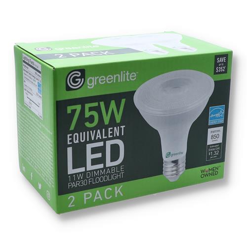 Wholesale 2PK 11=75W PAR 38 LED FLOOD BULBS BRIGHT WHITE