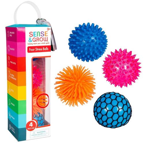 Wholesale CREATIVE KIDS SENSE & GROW 4PC STRESS BALL SET NO ADVERTISING OR INTERNET SALES