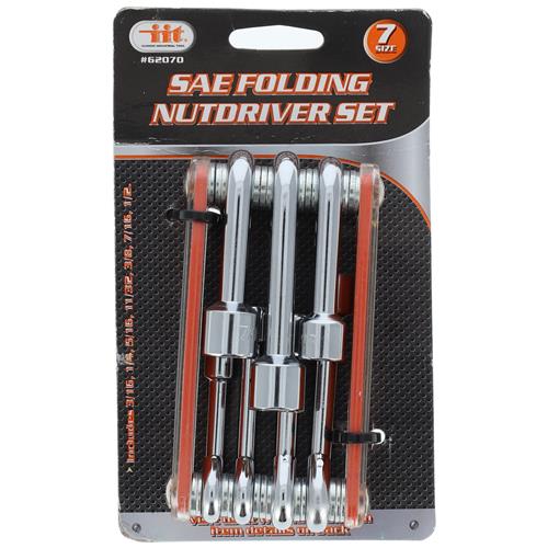 Wholesale 7pc Folding Nut Driver Set SAE