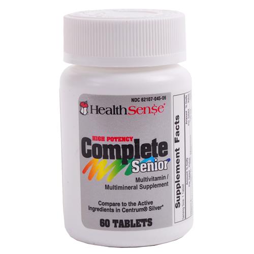 Wholesale Health Sense Senior Multivitamin Tablets (Centrum GLW