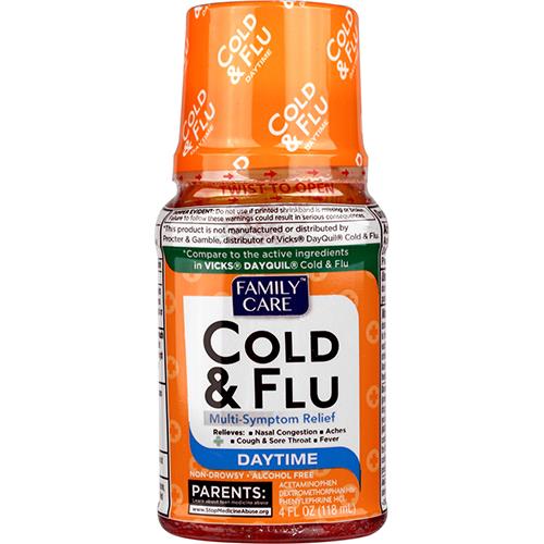 Wholesale Family Care Daytime Cold and Flu Syrup