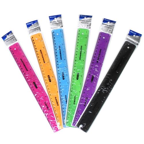 Wholesale Ruler - Flex - Colored - Bazic