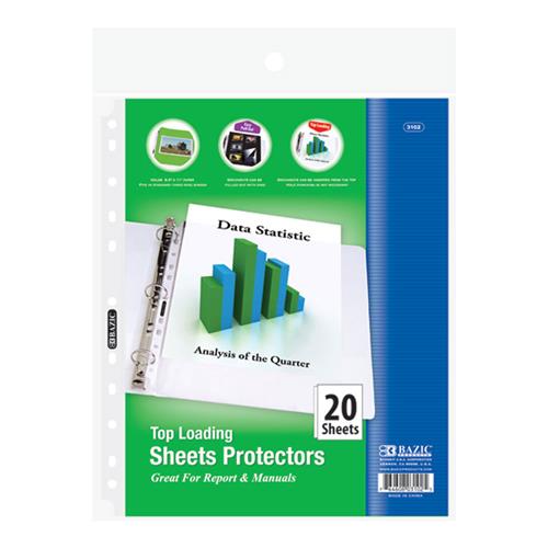 Wholesale Sheet Protector Top Loading