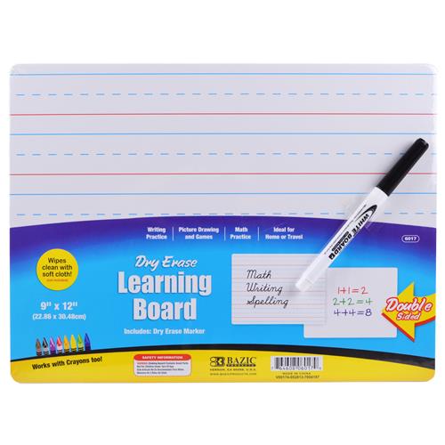 Wholesale Dry Erase Board 9"""" x 12"""" GLW