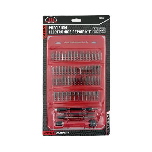 Wholesale IIT PRO 64PC MICRO ELECTRONICS REPAIR TOOL KIT