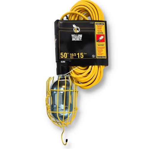 Wholesale YELLOW JACKET 50' 16/3 METAL TROUBLE LIGHT