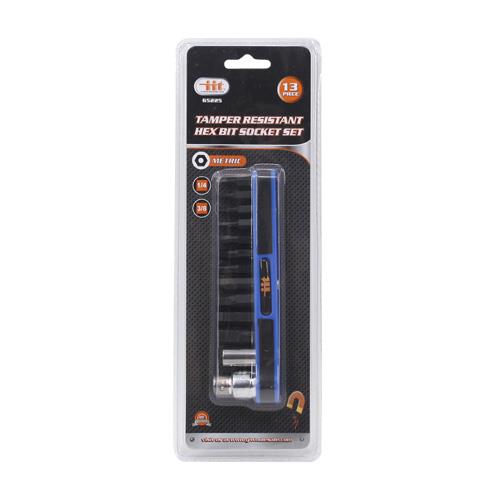 Wholesale 13PC TAMPER RESISTANT HEX BIT SOCKET SET METRIC