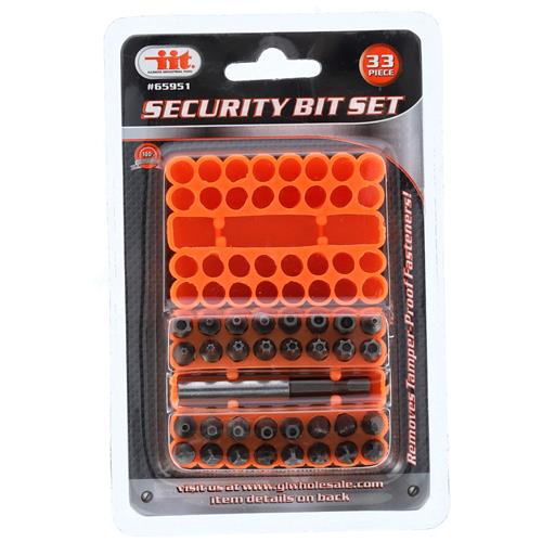 Wholesale 33pc Security Bit Set