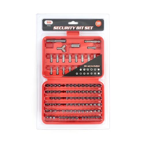 Wholesale IIT 100PC SECURITY BIT SET WITH STORAGE CASE