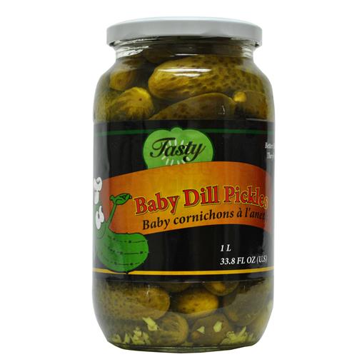 Wholesale Tasty Brand Baby Dill Pickles GLW