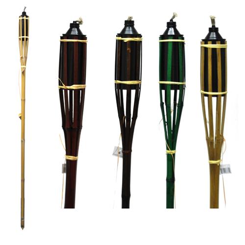 Wholesale Bamboo Torch 5ft with Cap 4 Assorted Colors