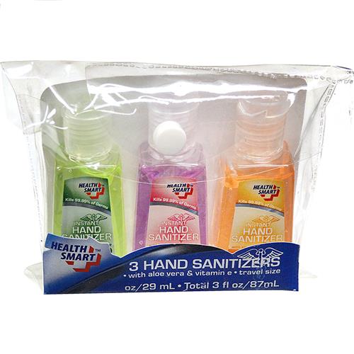 Wholesale Instant Hand Sanitizer 3 Pk Assorted GLW