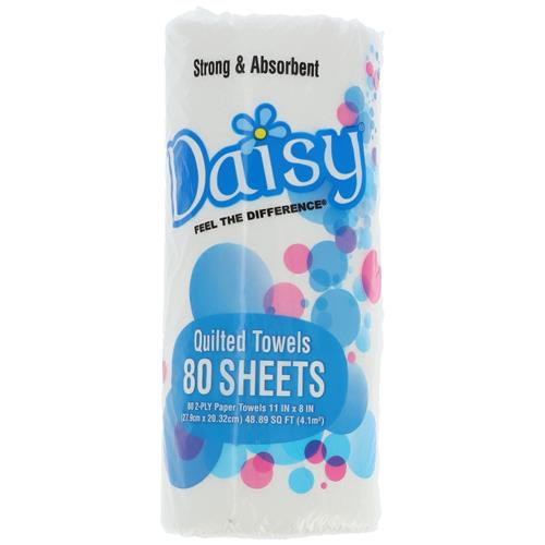 Wholesale Daisy 2-Ply Paper Towel - 80 sheets