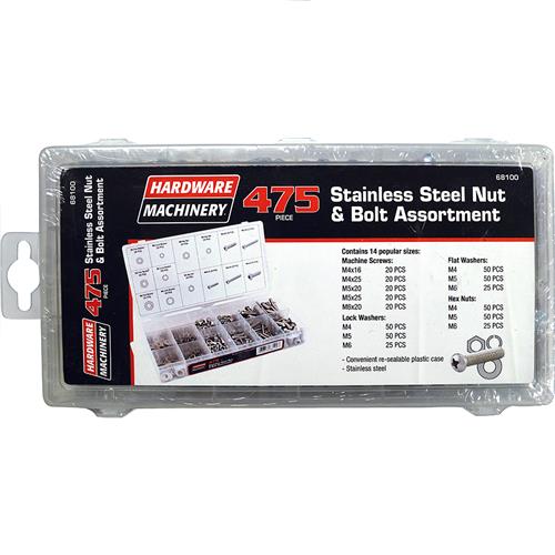 Wholesale Z475PC NUT & BOLT ASSORTMENT GLW